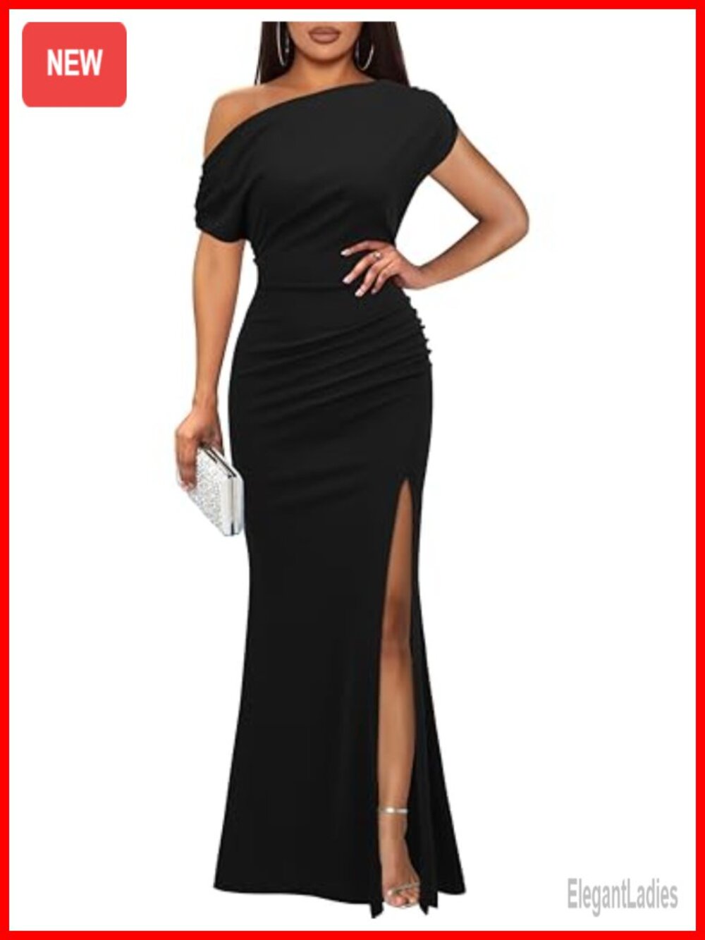 Womens Sleeveless Off Shoulder Mermaid Formal Evening Dress